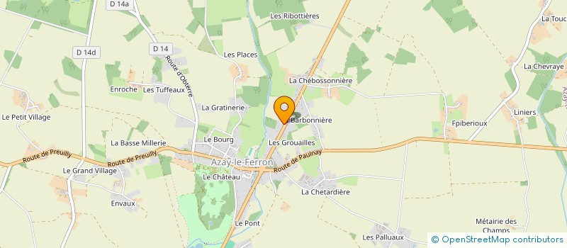 localisation de l'entreprise MADAME PHUONG NGUYEN THI HONG à AZAY-LE-FERRON