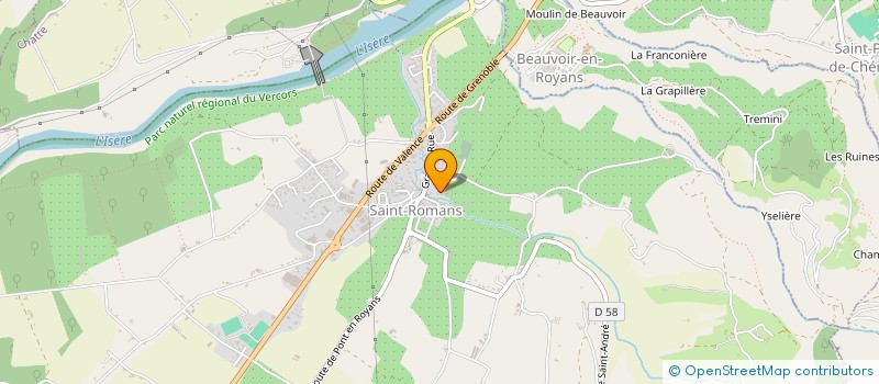 localisation de l'entreprise MADAME PHUTTIANG WISETSAT  SAINT-ROMANS