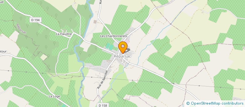 localisation de l'entreprise MADAME PHYBIE GREGOIRE  REPARSAC