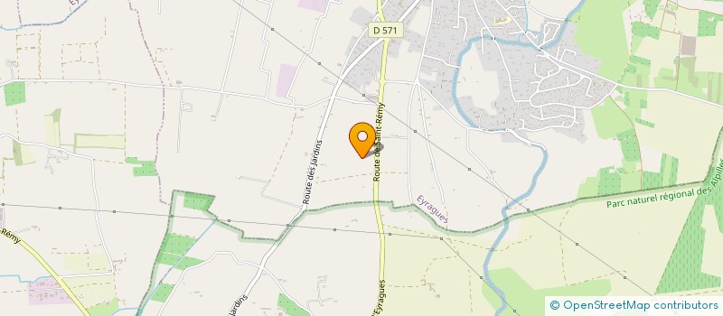 localisation de l'entreprise MADAME PIA BERNET  EYRAGUES