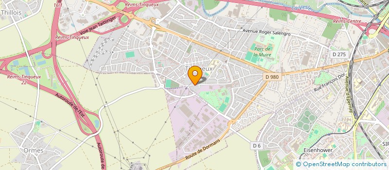 localisation de l'entreprise MADAME PIA CAFARO  TINQUEUX