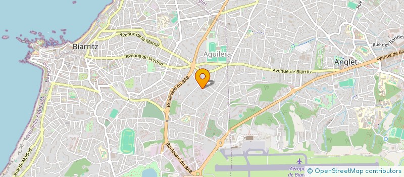 localisation de l'entreprise MADAME PIA CARRERE à BIARRITZ