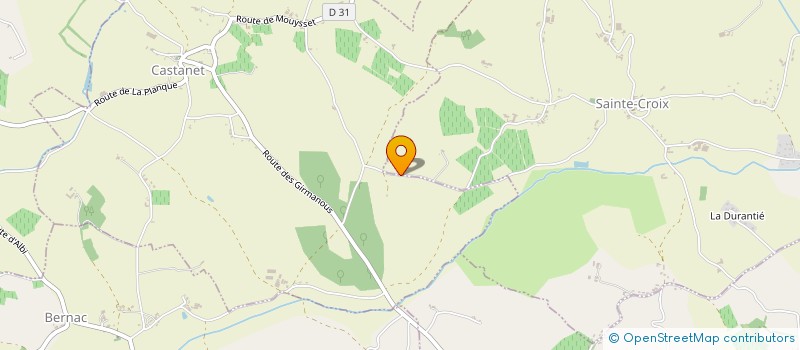 localisation de l'entreprise MADAME PIA COLUMBERG  SAINTE-CROIX