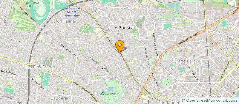 localisation de l'entreprise MADAME PIA LENGAGNE  LE BOUSCAT