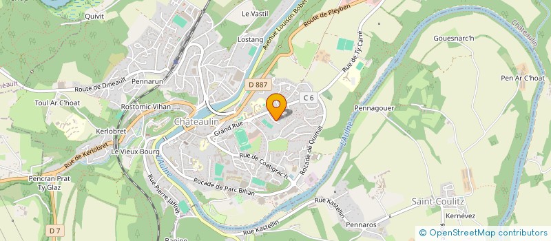 localisation de l'entreprise MADAME PIA LOMBARDO  CHATEAULIN