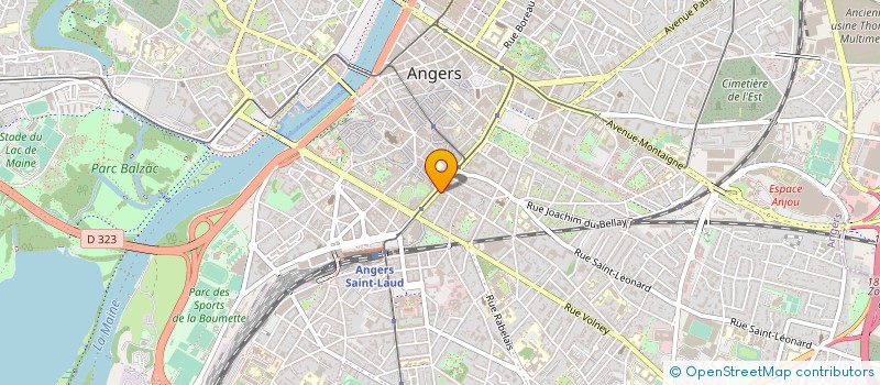 localisation de l'entreprise MADAME PIA LUSALA  ANGERS