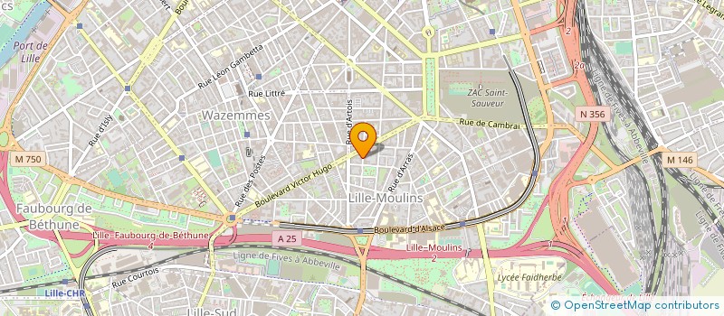 localisation de l'entreprise MADAME PIA OSTROUCH à LILLE