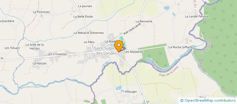 localisation de l'entreprise MADAME PIA ROSSIE à SAINT-SULPICE-DES-LANDES