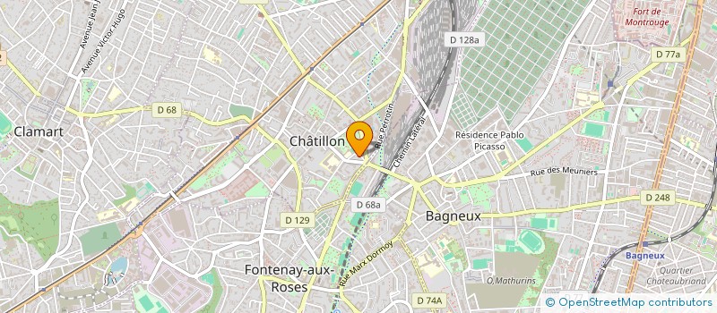 localisation de l'entreprise MADAME PIA TIKKANEN à CHATILLON