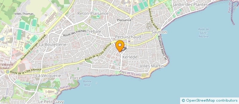 localisation de l'entreprise MADAME PIA VASCONI  SAINT-NAZAIRE