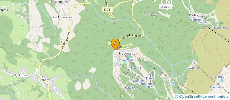 localisation de l'entreprise MADAME PIERETTE COURRARIE  LES ADRETS