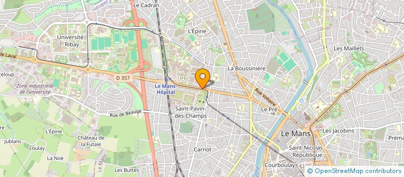 localisation de l'entreprise MADAME PIERETTE EBONGUE  LE MANS