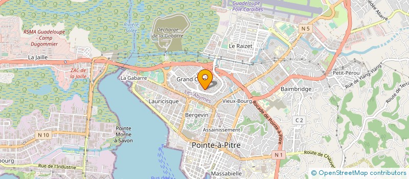 localisation de l'entreprise MADAME PIERETTE JEAMPI à LES ABYMES