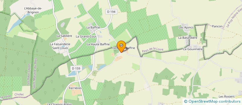 localisation de l'entreprise MADAME PIERETTE REVILLIER  LORETZ-D'ARGENTON