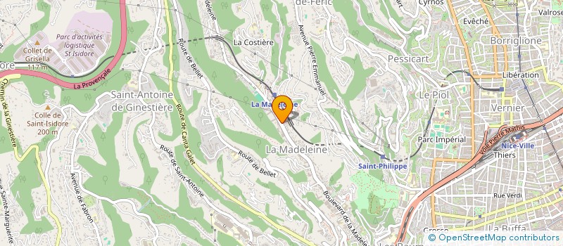 localisation de l'entreprise MADAME PIERINA MANZINO à NICE