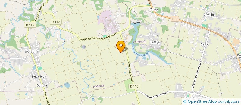 localisation de l'entreprise MADAME PIERRE BLANC-GARI à LE MOULE