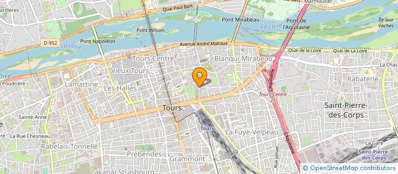localisation de l'entreprise MADAME PIERRE CHAUMEIL  TOURS