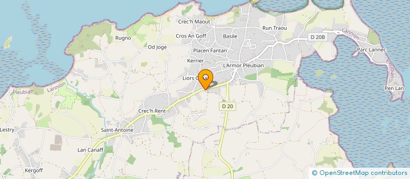 localisation de l'entreprise MADAME PIERRE LE PAGE  PLEUBIAN