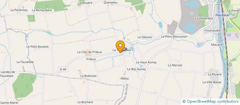 localisation de l'entreprise MADAME PIERRE LENORMAND à SAINT-MALO-DE-PHILY