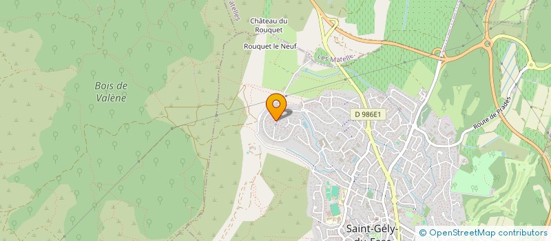 localisation de l'entreprise MADAME PIERRE-LINE LEMAITRE  SAINT-GELY-DU-FESC