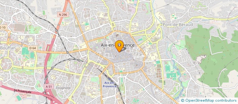 localisation de l'entreprise MADAME PIERRE-LOUIS TAULEIGNE  AIX-EN-PROVENCE