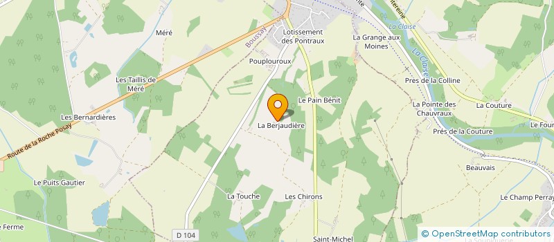 localisation de l'entreprise MADAME PIERRE RABAULT  PREUILLY-SUR-CLAISE