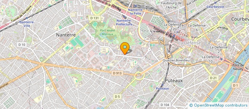 localisation de l'entreprise MADAME PIERRE TCHAPTCHET  NANTERRE