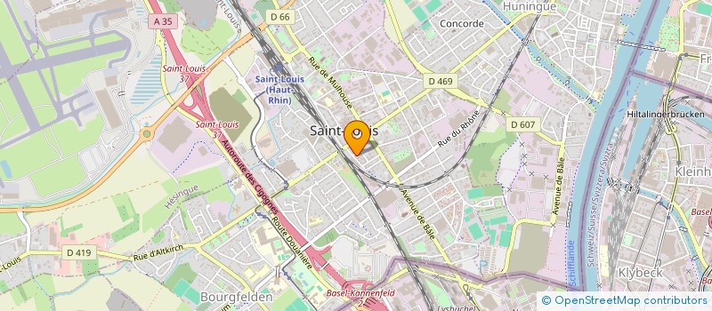 localisation de l'entreprise MADAME PIERRELINE HUMEZ  SAINT-LOUIS