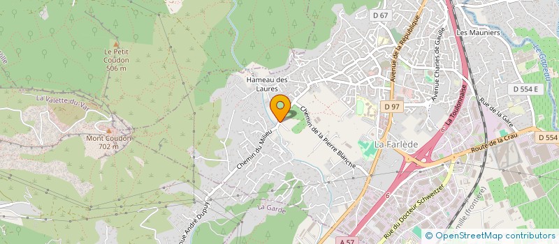 localisation de l'entreprise MADAME PIERRELYNE GOUBANT  LA FARLEDE