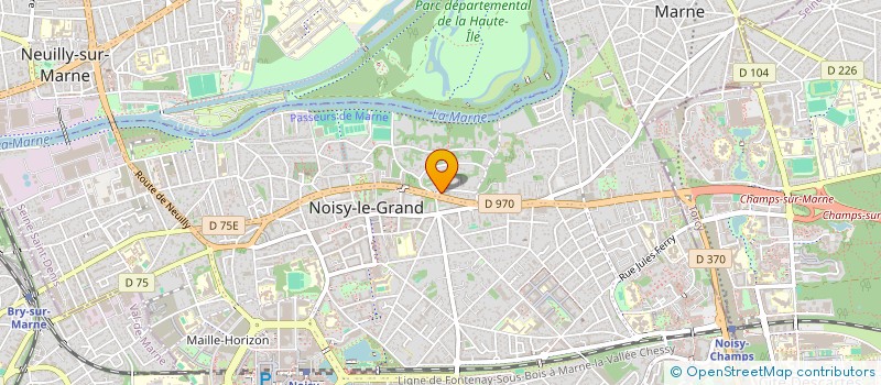 localisation de l'entreprise MADAME PIERRETE REINHARD  NOISY-LE-GRAND