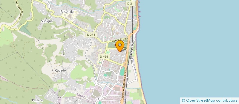 localisation de l'entreprise MADAME PIERRETTE ANSIDEI à BASTIA