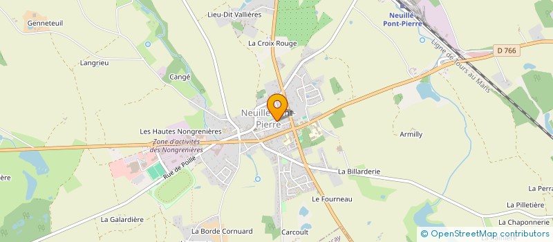 localisation de l'entreprise MADAME PIERRETTE ARNAULT  NEUILLE-PONT-PIERRE