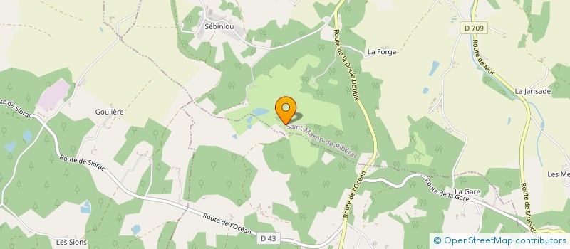 localisation de l'entreprise MADAME PIERRETTE BANIZETTE  SIORAC-DE-RIBERAC