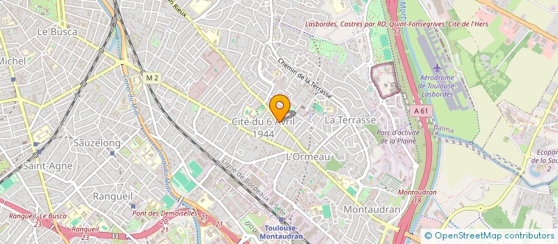 localisation de l'entreprise MADAME PIERRETTE BARBE à TOULOUSE
