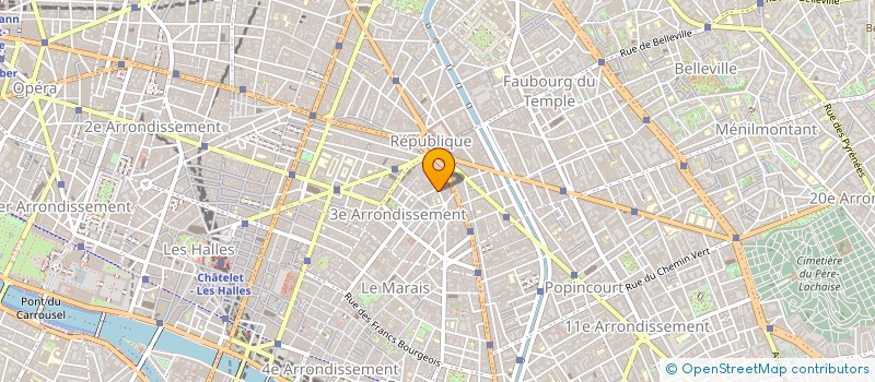 localisation de l'entreprise MADAME PIERRETTE BELLON DE CHASSY  PARIS