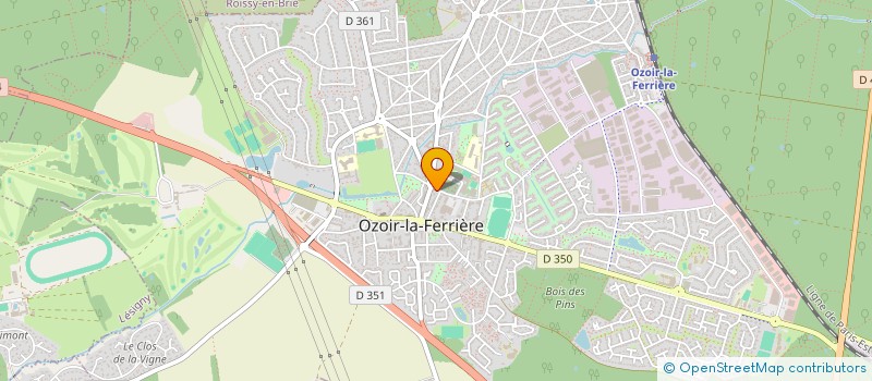 localisation de l'entreprise MADAME PIERRETTE BERETTI à OZOIR-LA-FERRIERE