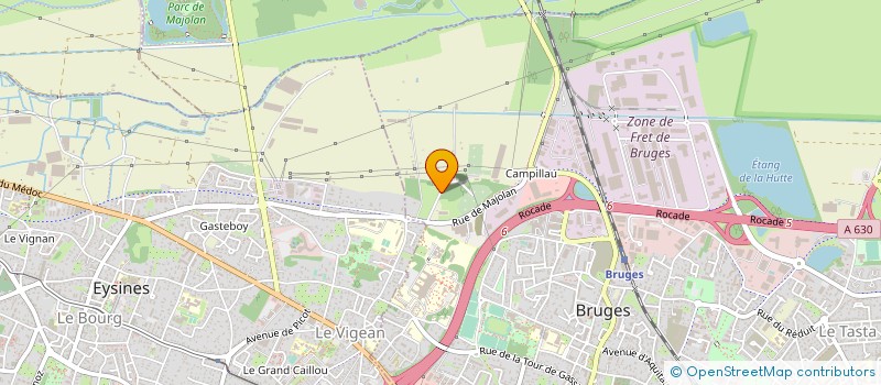 localisation de l'entreprise MADAME PIERRETTE BICHET à BRUGES