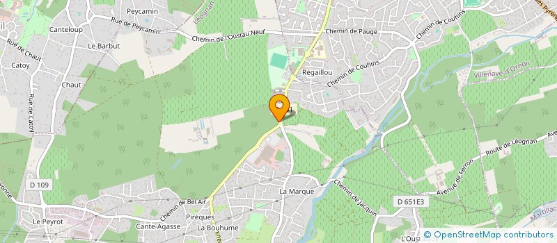 localisation de l'entreprise MADAME PIERRETTE BOUDOT à LEOGNAN