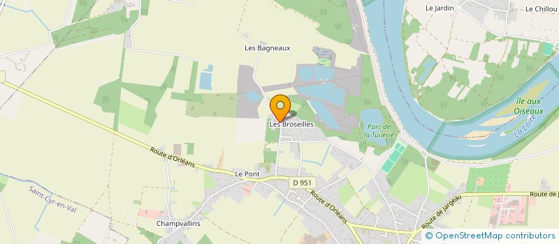 localisation de l'entreprise MADAME PIERRETTE BOULARD à SANDILLON