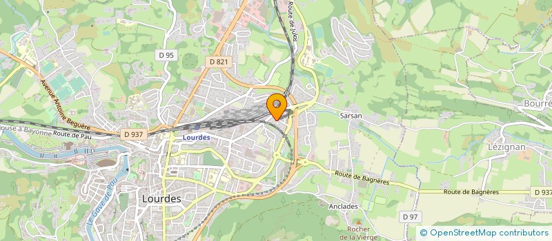 localisation de l'entreprise MADAME PIERRETTE BOULOUCH  LOURDES