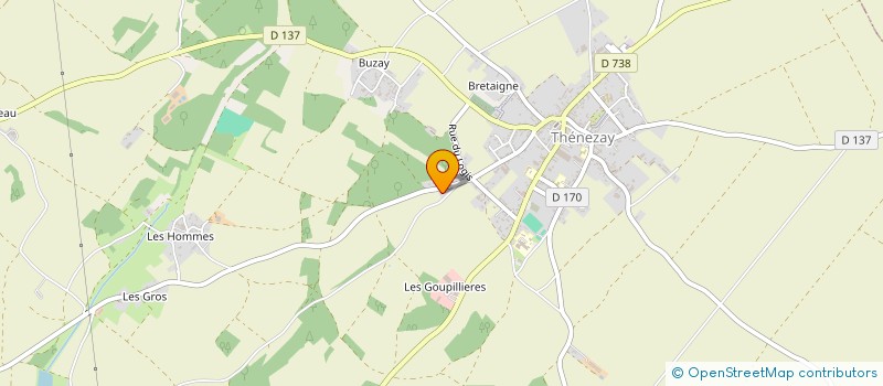 localisation de l'entreprise MADAME PIERRETTE BOUTIN  THENEZAY