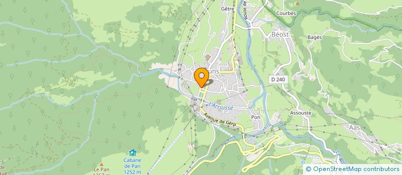 localisation de l'entreprise MADAME PIERRETTE BOY  LARUNS