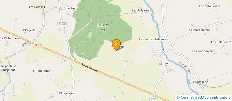 localisation de l'entreprise MADAME PIERRETTE BRAULT à HAMBERS