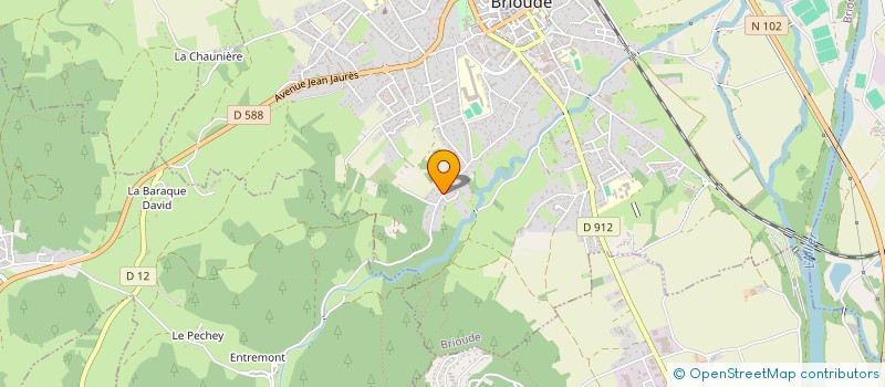 localisation de l'entreprise MADAME PIERRETTE BRESSON  BRIOUDE