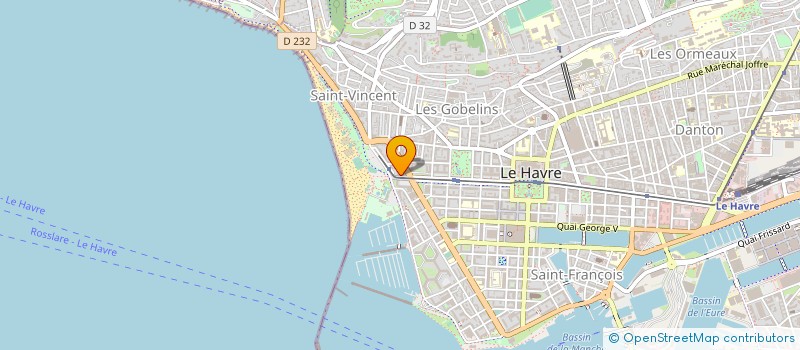 localisation de l'entreprise MADAME PIERRETTE BUREL à LE HAVRE