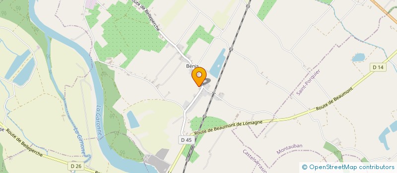 localisation de l'entreprise MADAME PIERRETTE CALCAGNO  CASTELSARRASIN