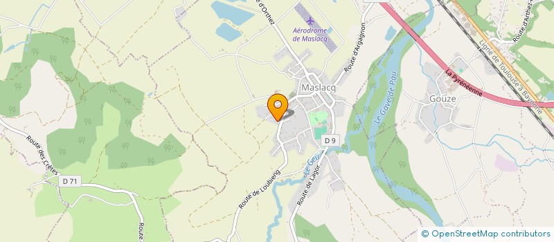 localisation de l'entreprise MADAME PIERRETTE CAMPAGNE  SAULT DE NAVAILLES