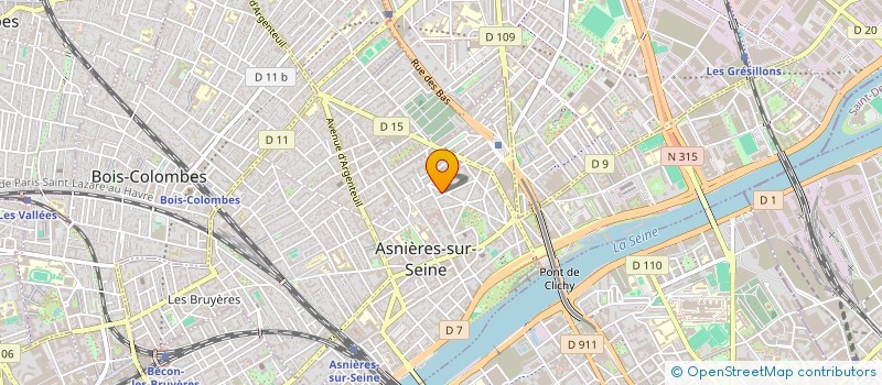 localisation de l'entreprise MADAME PIERRETTE CARAMIGEAS à ASNIERES-SUR-SEINE