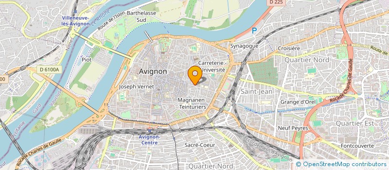 localisation de l'entreprise MADAME PIERRETTE CARRET  AVIGNON