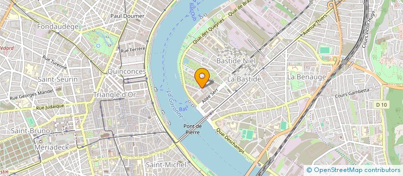 localisation de l'entreprise MADAME PIERRETTE CASANOVAS  BORDEAUX